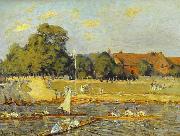 Regatta at Hampton Court, Alfred Sisley